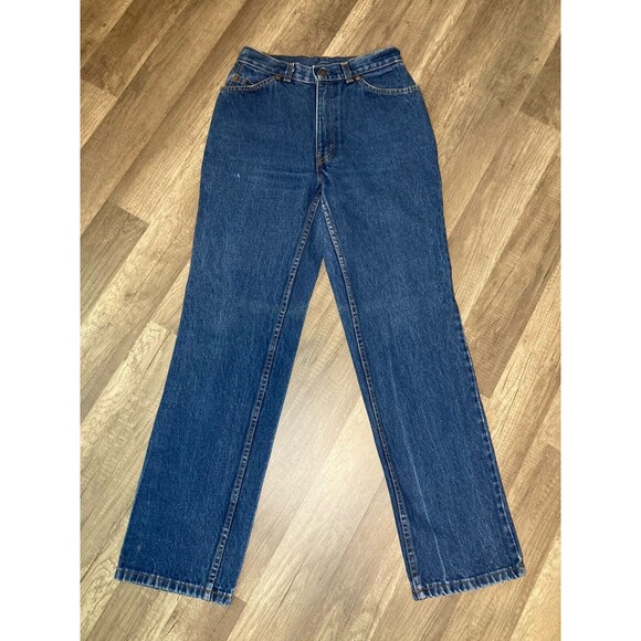 Vtg Levis 698 Orange Tab Jeans Womens 12 (Fits 26x30.5) High Rise Mom USA 90s - Picture 4 of 10